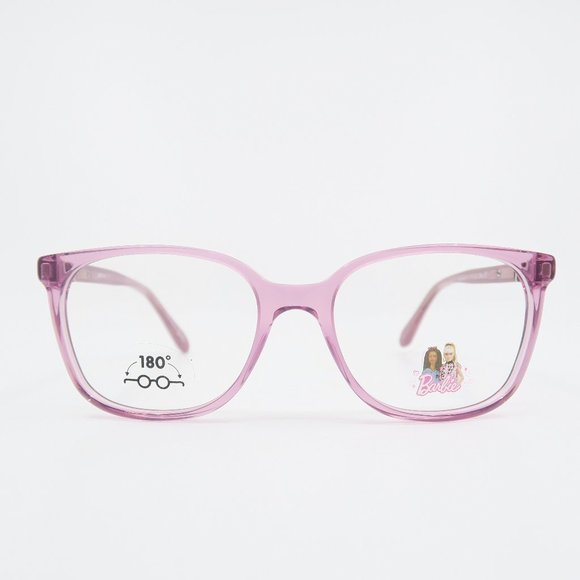 Barbie BAAA032 C10 47mm Pink and Burgundy Latest Model, New Girl's Eyeglasses.